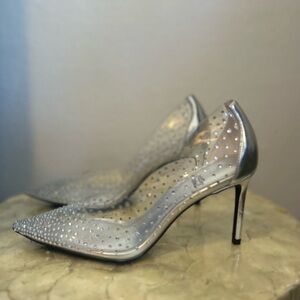 NWOT Jeffrey Campbell Women’s Size 8 Crystaline Rhinestone Clear Pumps